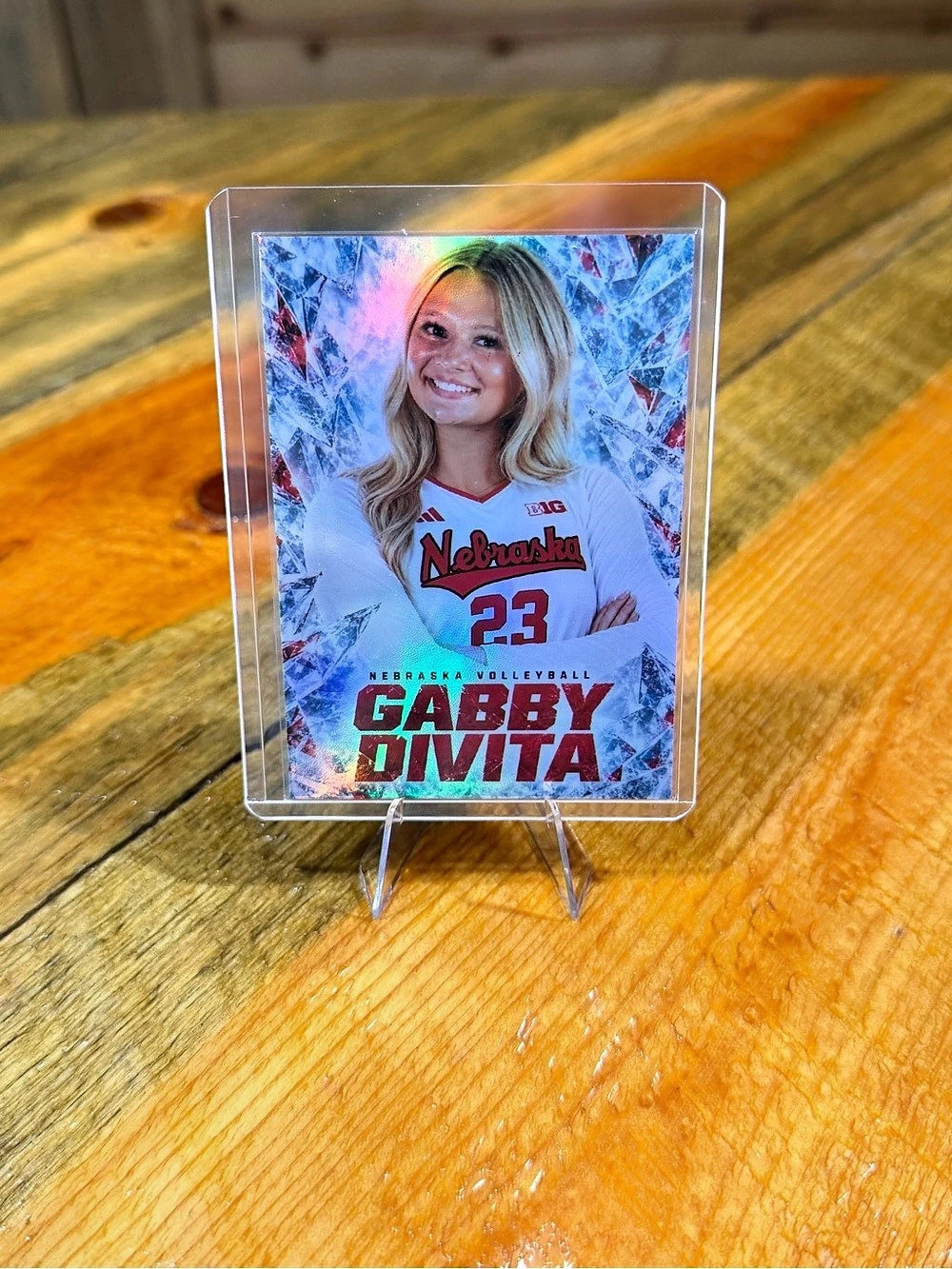 Gabby DiVita Nebraska Cornhuskers Volleyball Custom Trading Card